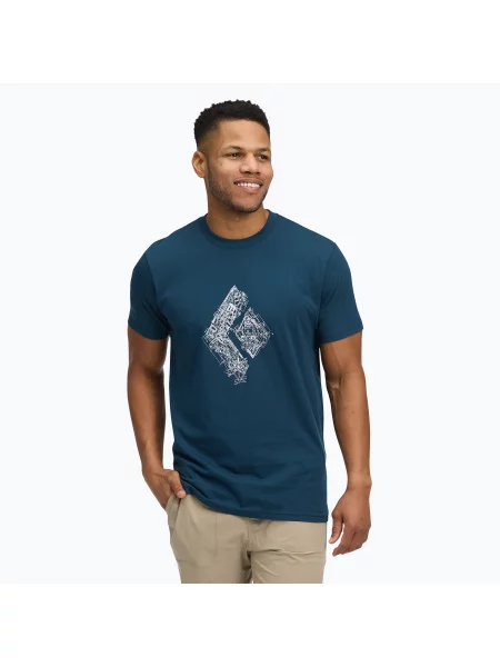 Tričko Black Diamond Engineered SS Tee indigo černé