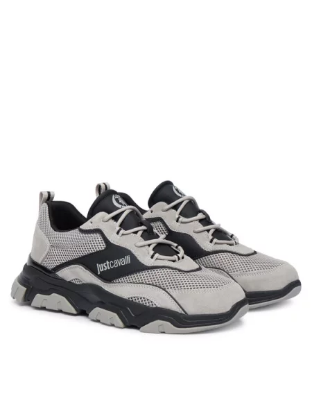Sneakersy Just Cavalli šedé
