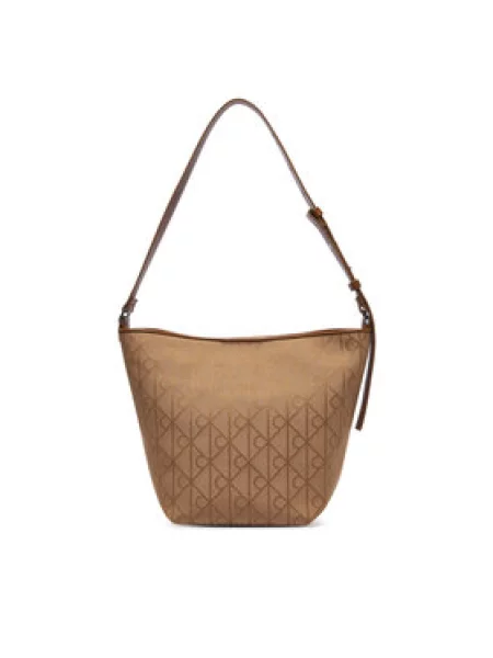 Calvin Klein Torba za na rame / cappuccino smeđa