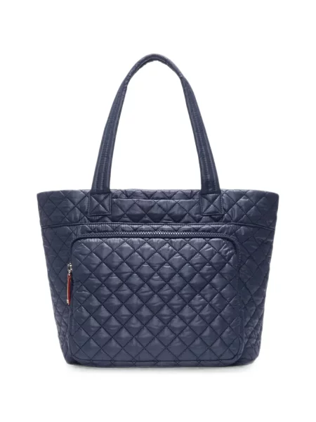 Matlasat geantă shopper Mz Wallace albastru