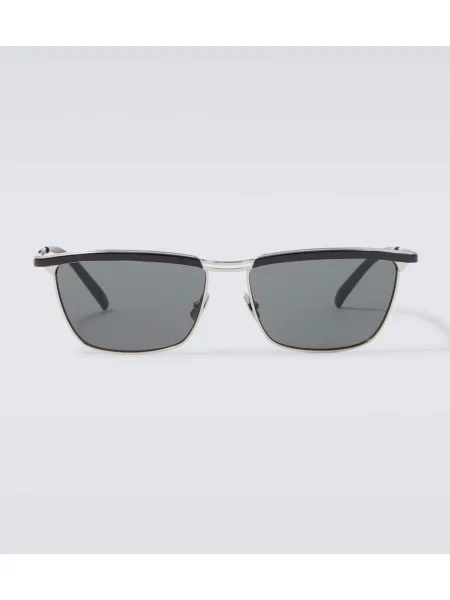 Ochelari de soare Saint Laurent argintiu