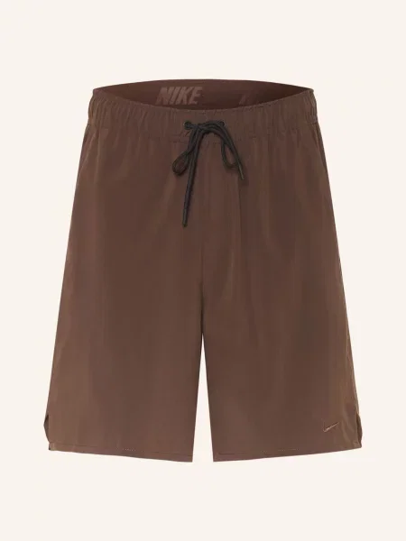 Nike Tréninkové Šortky Unlimited tmavě hnědá