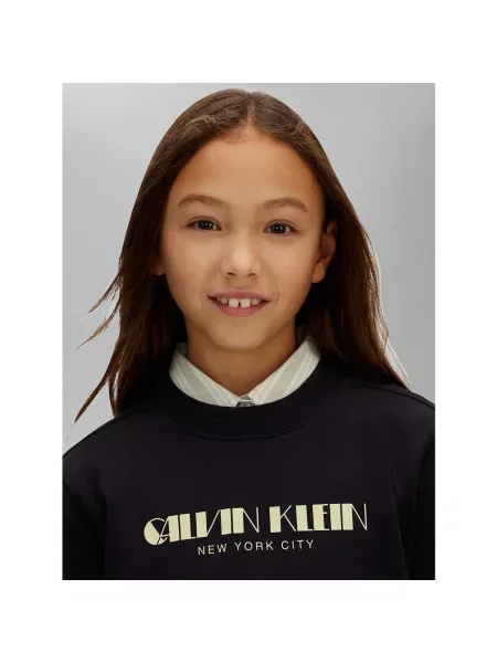 Mikina Calvin Klein Jeans čierna