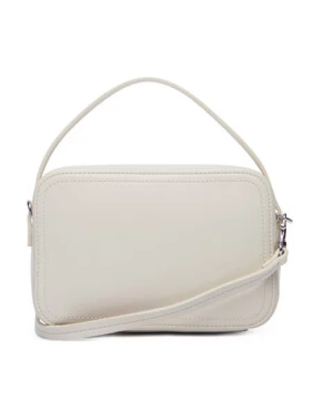 Calvin Klein Ročna torba Ck Hardware Camera Bag Svetlo bež bela