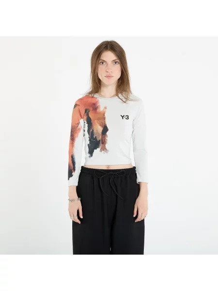 Tricou Crop Longsleeve T-Shirt Orbit Grey gri