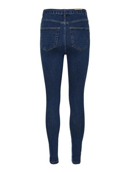 VERO MODA Kavbojke Loa temno modra