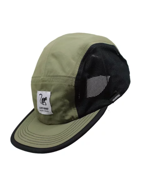 Surf Monkey Șapcă sport oliv / negru alb