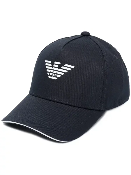 Șapcă Emporio Armani cu broderie albastru