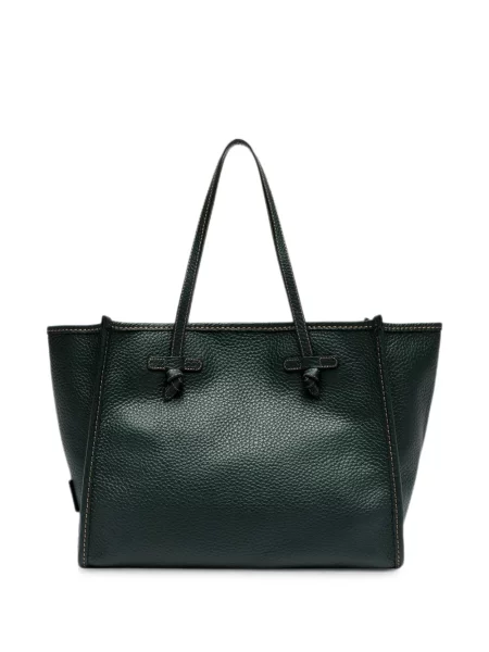 Bőr shopper táska Gianni Chiarini zöld