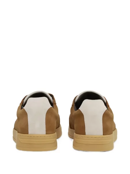 Sneakerși Les Deux din piele de căprioară maro
