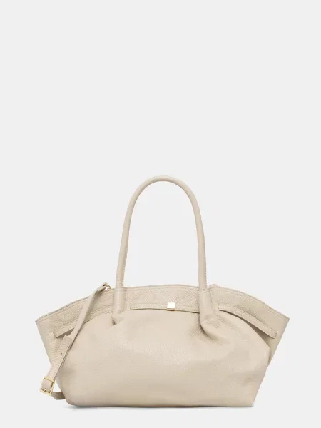 Кожена чанта Answear.LAB бежово