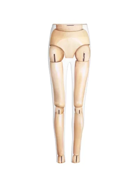 Body Jean Paul Gaultier din jerseu alb