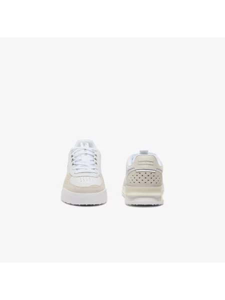 Lacoste Skórzane Sneakersy Slam Break białe