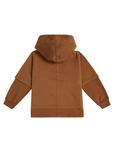 Hoodie Rick Owens καφέ