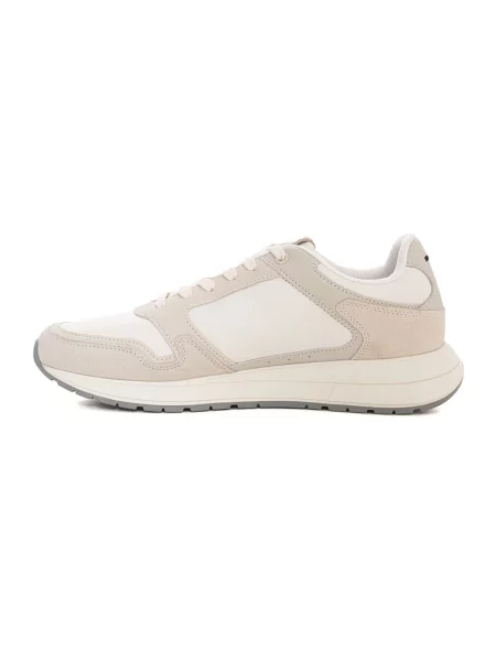 Sneakersy Boss skórzane białe