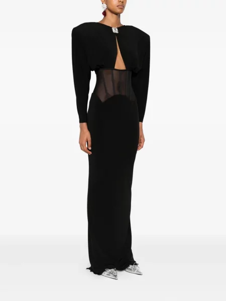 Rochie maxi Nissa de costum negru