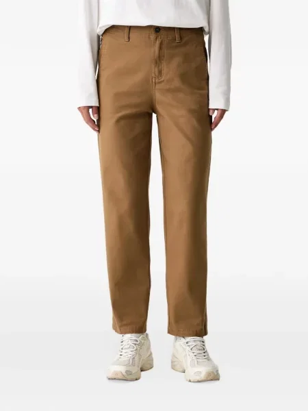 Pantaloni Columbia cu autograf maro