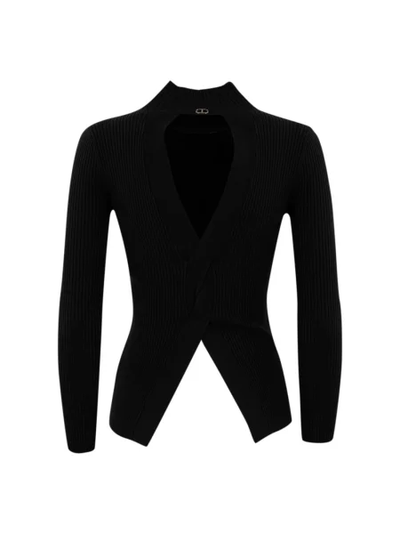 Sweter Twinset czarny