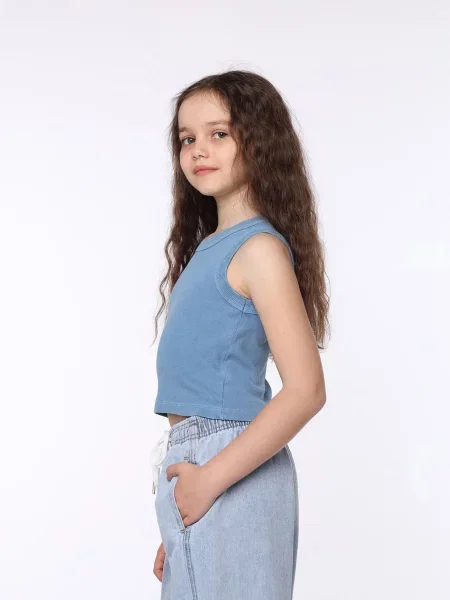 Топ Yuki голубой