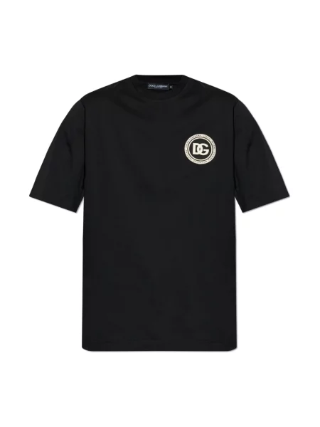 Koszulka Dolce And Gabbana z logo czarna