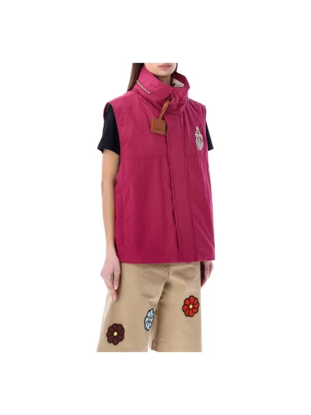 Kamizelka puchowa Moncler różowa