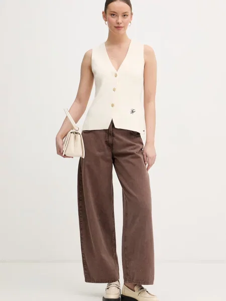 Tommy Hilfiger Top Svetlo béžová