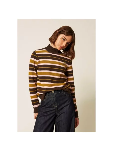 Sweter z golfem Twinset