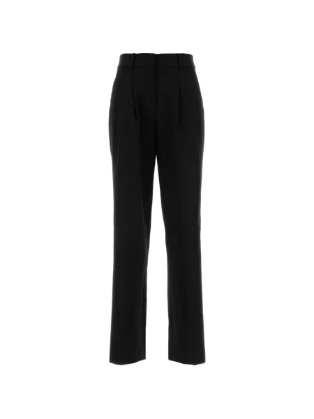 Pantaloni Michael Michael Kors plisate negru