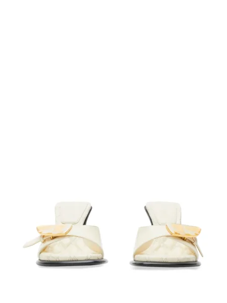 Papuci tip mules Burberry din piele