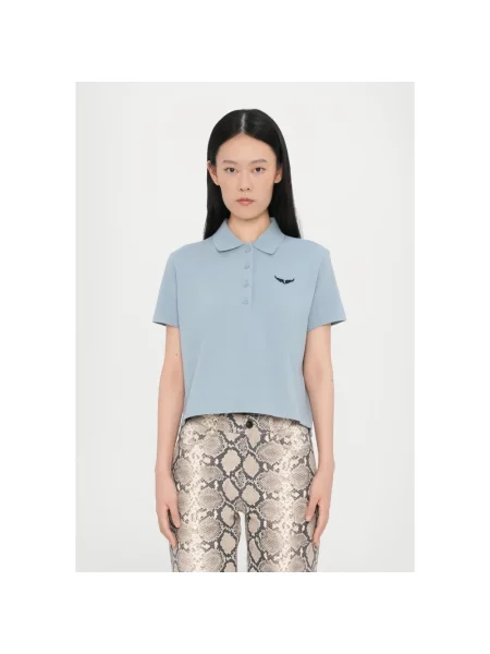 Koszulka polo Zadig & Voltaire niebieska