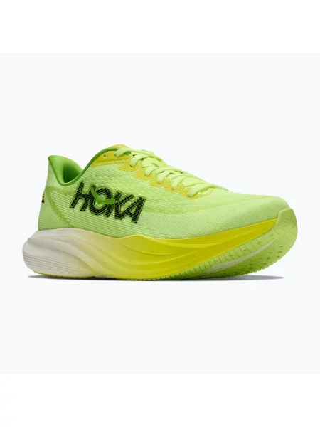Încălțăminte de alergare pentru bărbați HOKA Mach 7 neon yuzu/hoka citrus