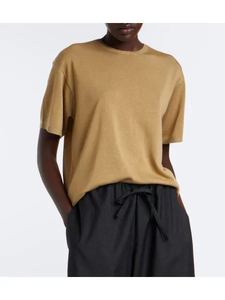 Tricou Toteme tricotate bej