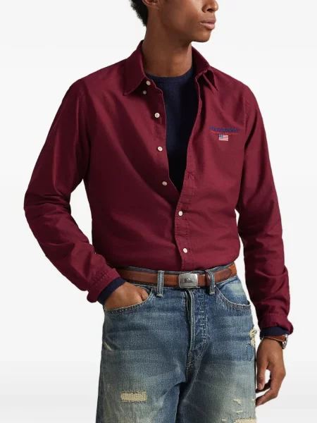 Kötött pólóing Polo Ralph Lauren nyomtatás kék