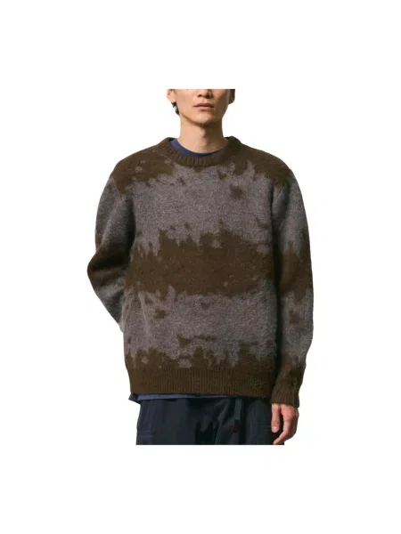 Sweter Gramicci wełniany brązowy