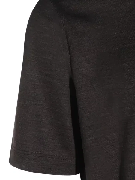 Tričko Marco Pescarolo s kulatým výstřihem hnědé