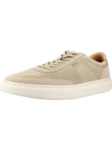 Sneakersy Boss zamszowe zielone