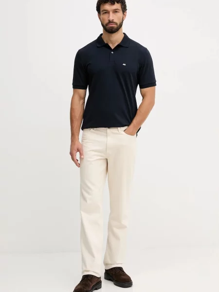 Lindbergh polo gładki granatowy