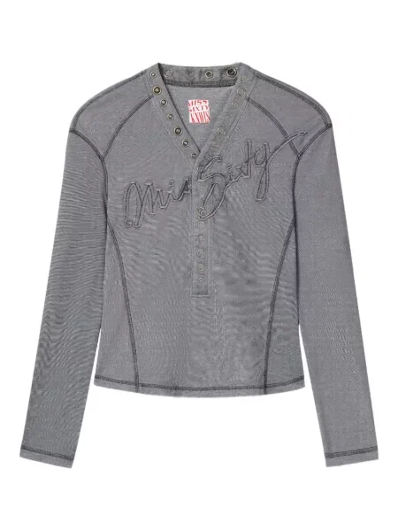 Tricou Miss Sixty cu autograf gri