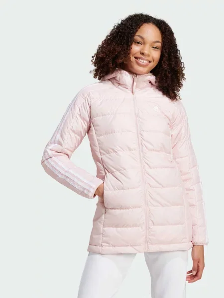 Пуховик adidas рожевий