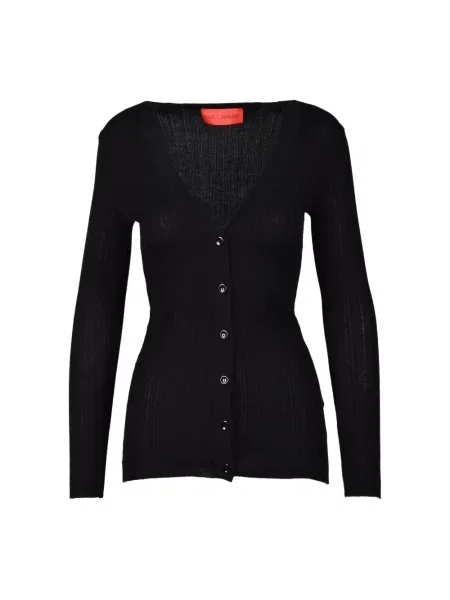 Kardigan Wild Cashmere z kaszmiru czarny