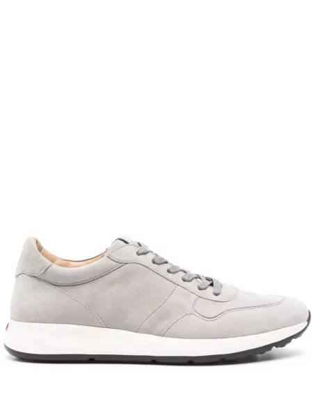 Sneakerși Tod's din piele de căprioară gri