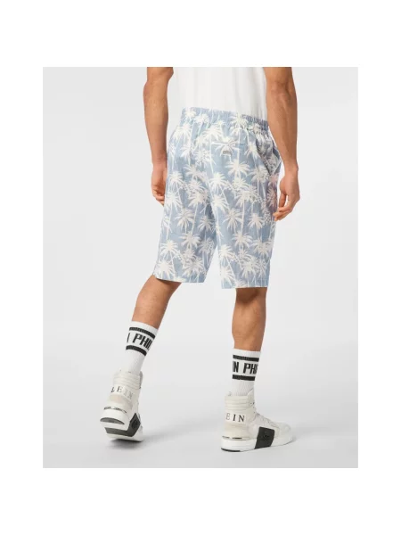 Bermudy Philipp Plein niebieskie