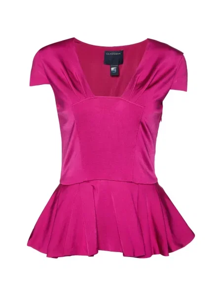 Top Cavalli Class din jerseu roz
