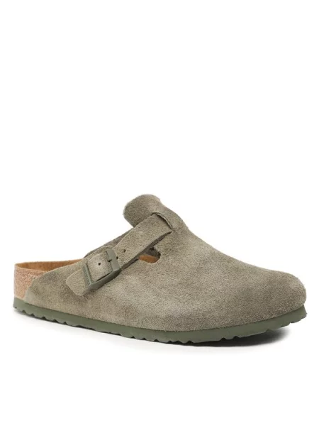 Trampki Birkenstock Boston Velvet Leather Thyme EUR 43 zielone