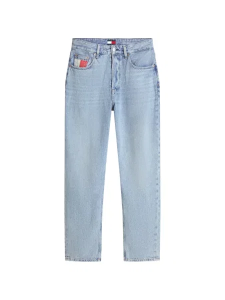 Blugi mom fit Tommy Hilfiger Mom cu talie înaltă albastru