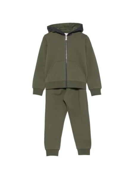 Bluza polarowa dziecięca Moncler Enfant zielona
