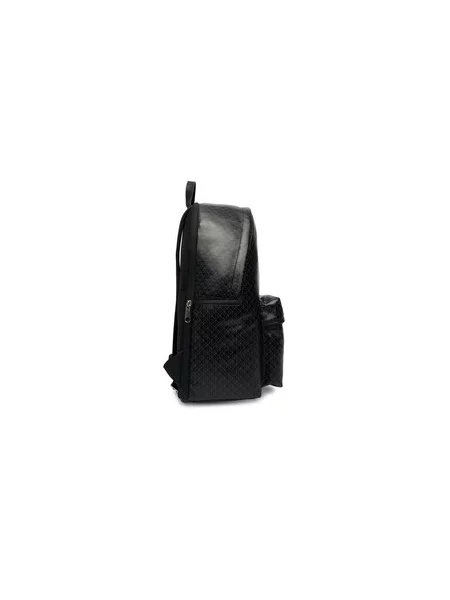 Batoh Calvin Klein Emblem Aop Coated Backpack černá