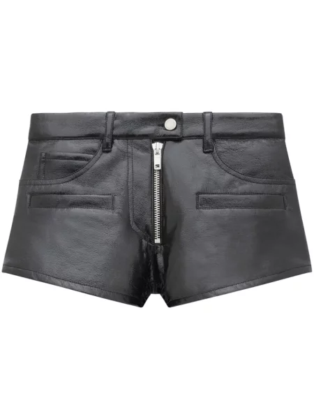 Pantaloni scurți Courreges negru