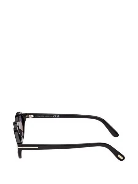 Kulaté sluneční brýle Tom Ford Eyewear černý
