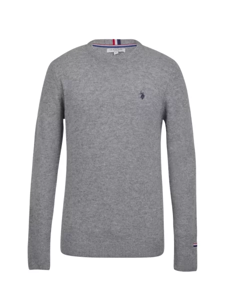 U.S. POLO ASSN. Pulover UMKetil amestecat gri